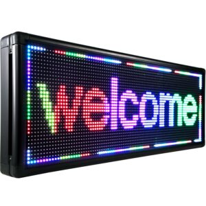 BENTISM Led Sign Led Scrolling Sign 40 x 15 inch Full Color Signs For Advertising