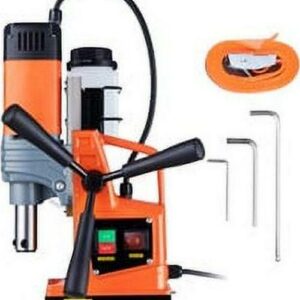 VEVOR Magnetized Drilling Device, Motor Power 1300W, Boring Scope 1.6 in, 2810 lbf Compact Electric Magnetic Drill Press, No-Load Speed at 810 RPM, Ideal for Metal Surface Drilling, Industrial and