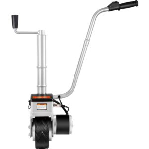 BENTISM Motorized Trailer Jack Wheel 350W Electric Mover Dolly 5000lbs Adjustable