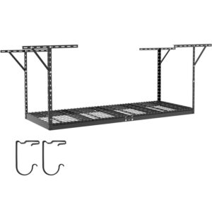 VEVOR Overhead Adjustable Garage Storage Rack 36x96in Ceiling Rack 600lbs Black