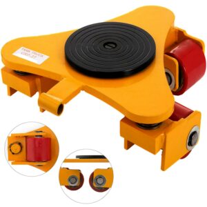 BENTISM Rotating Roller Machine Skate 6600-pound Capacity