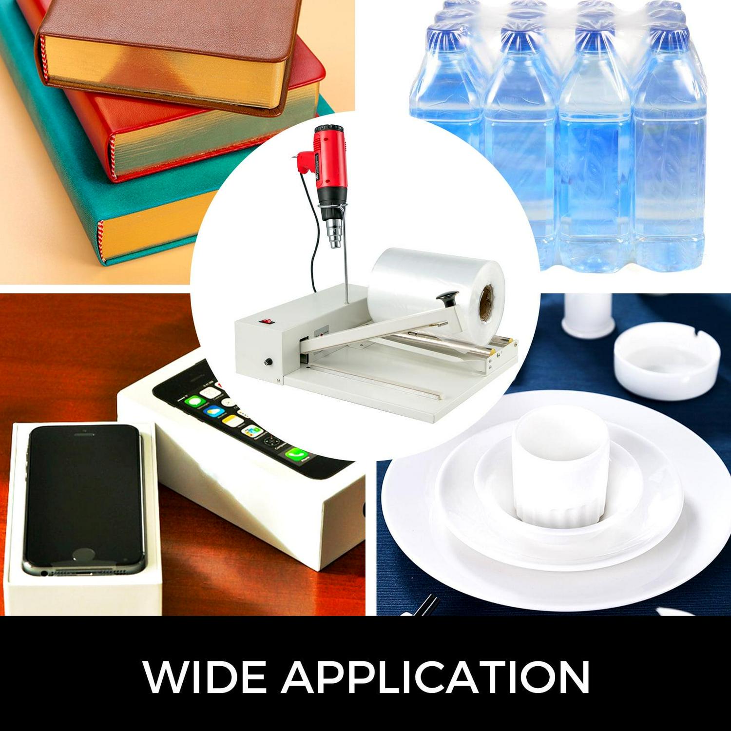 BENTISM Shrink Wrap Machine W/ Heat Gun 12"/30.5CM Sealing Length For Books Toys Food 450W Machine 1800W Heat Gun - Image 7