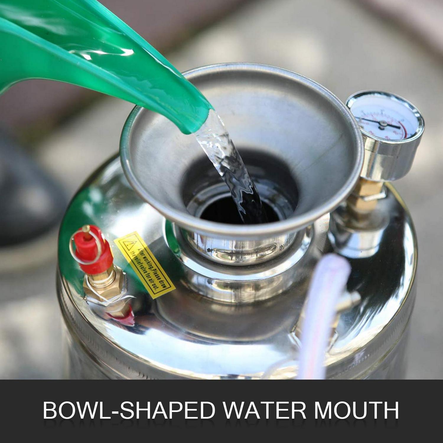 BENTISM Stainless Steel Pest Control Sprayer Handheld Pumped Garden Cleaning 1 Gallon - Image 6