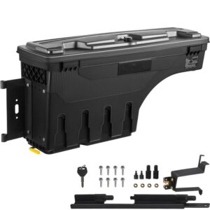 BENTISM Truck Bed Storage Box Lockable for 2019-21 Chevrolet Silverado 1500 Driver