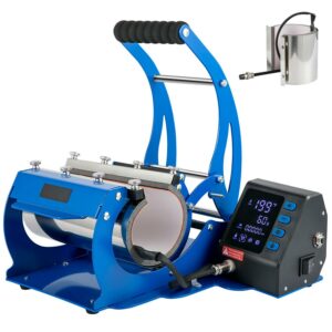 BENTISM Tumbler Heat Press Machine, 11/20oz Tumbler Heat Press Machine, Upgraded LCD Cup Press Machine with 2 Detachable Transfer Sublimation Mats for 11oz-20oz, DIY Cup Heat Mug Coffee