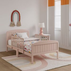 BK Furniture Harrisburg XL Wooden Toddler Bed in Clay