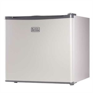 Black and Decker 1.2 Cubic Feet Compact Upright Mini Upright Freezer, White