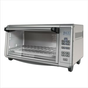 BLACK+DECKER 8-Slice Digital Toaster Oven, Stainless Steel, TO3290XSD