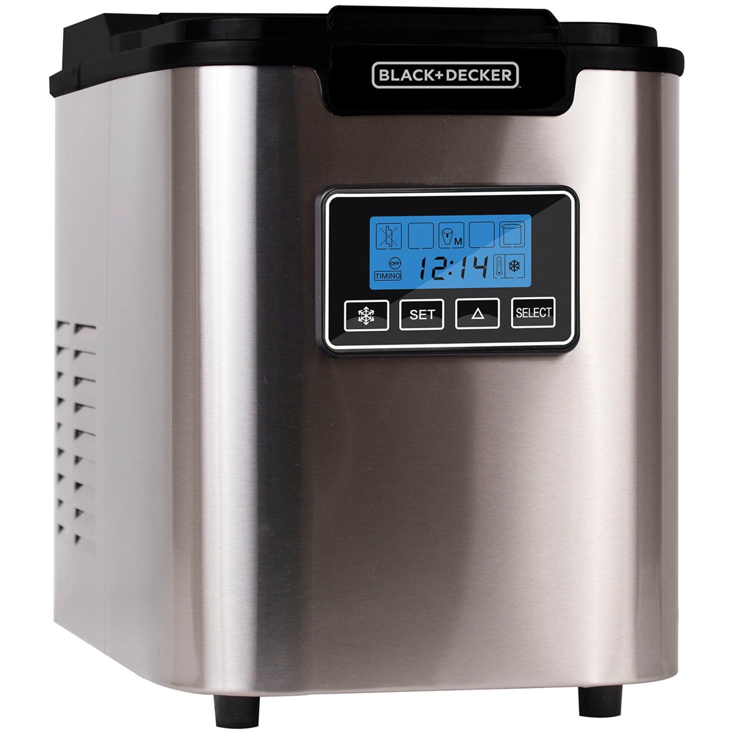 BLACK+DECKER BIMY126S 26-lb Capacity Stainless Steel Ice Maker - Image 2