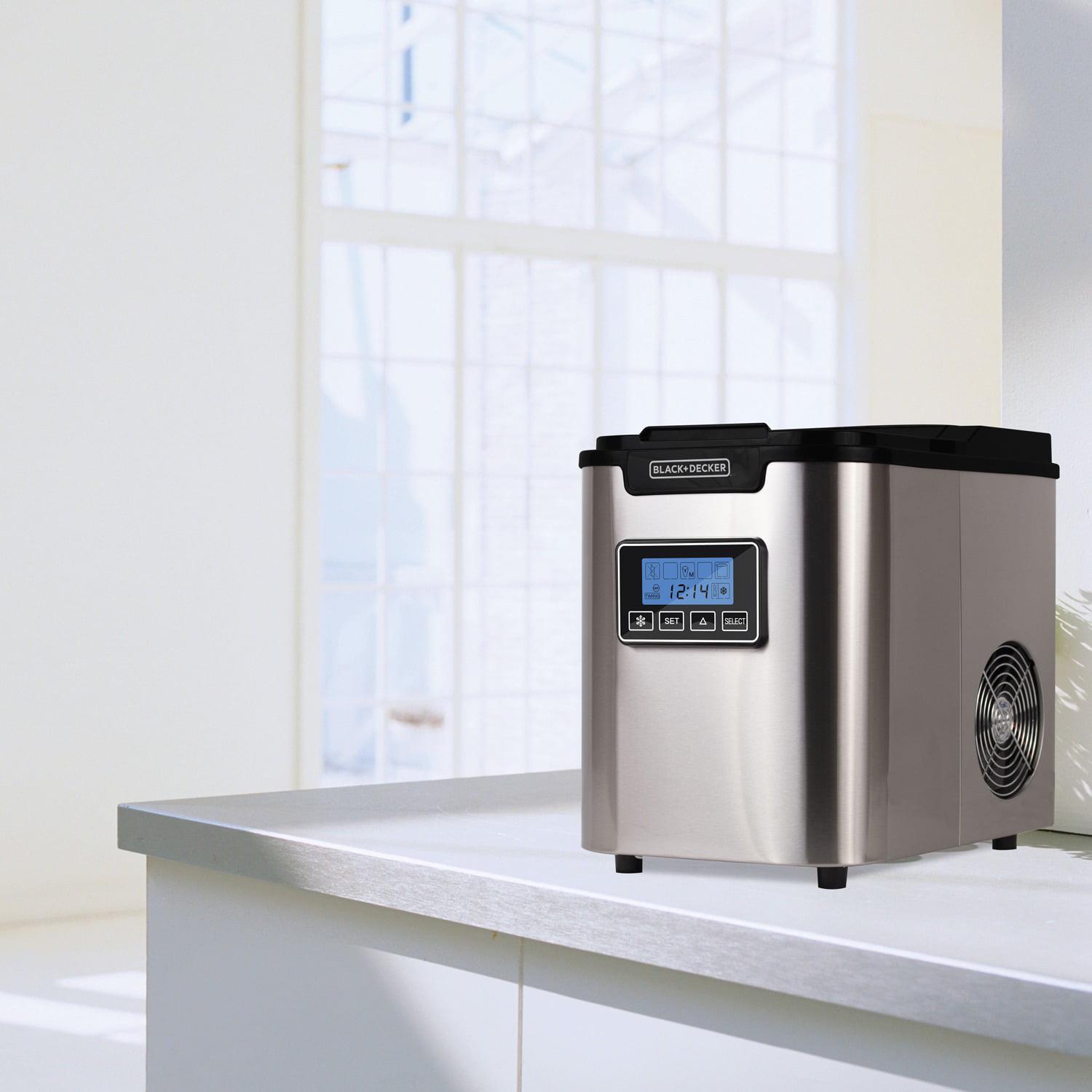 BLACK+DECKER BIMY126S 26-lb Capacity Stainless Steel Ice Maker - Image 8