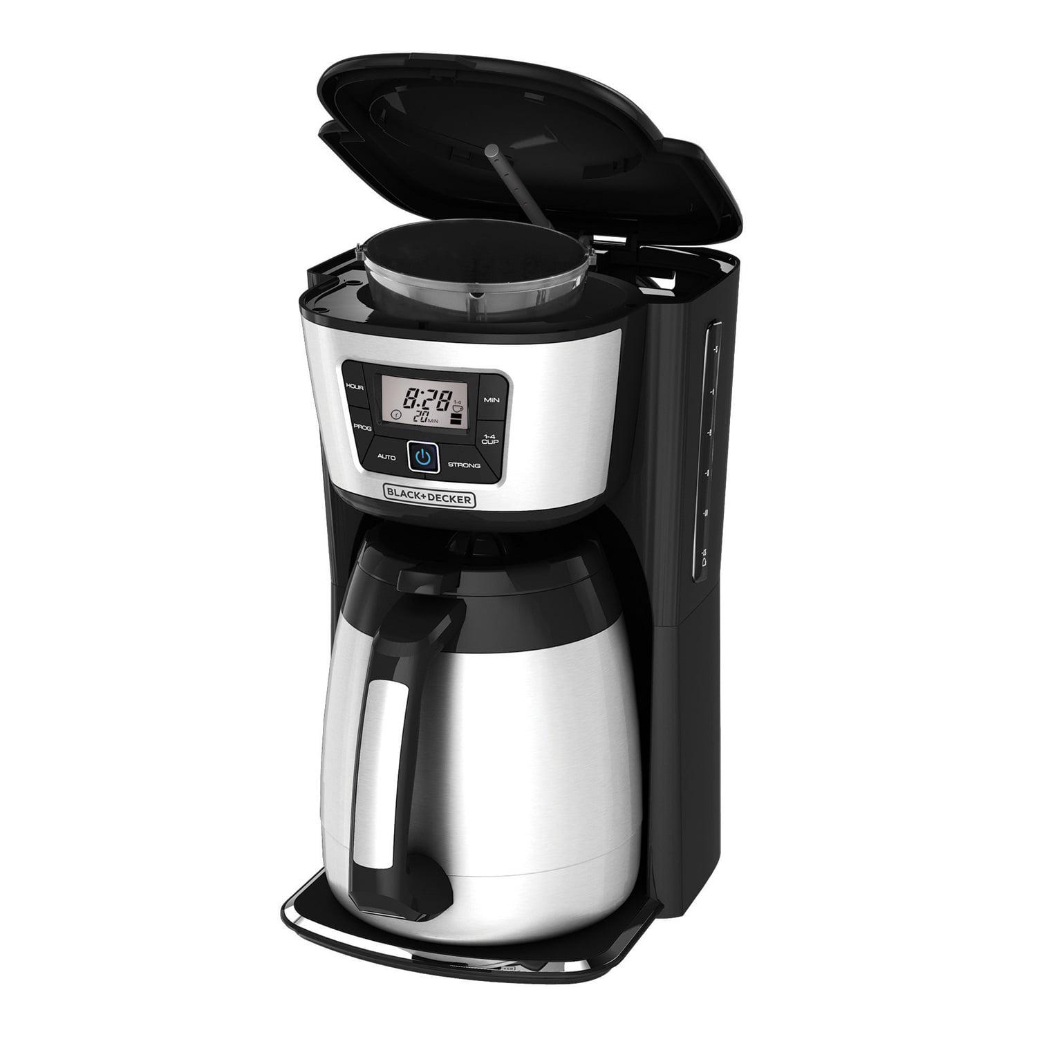 BLACK+DECKER CM2035B-1 12-Cup Thermal Coffee Maker with Stainless Steel Carafe and Digital Controls, Black - Image 2