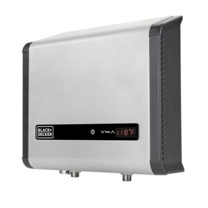 BLACK+DECKER 18 kW 3.7 GPM Electric Tankless Water Heater, Digital Self Modulating Hot Water Heater Electric