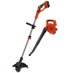 BLACK+DECKER LCC140 40V MAX* Lithium-Ion Cordless String Trimmer & Sweeper Combo Kit