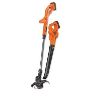 BLACK+DECKER LCC222 20V MAX* Lithium 10" String Trimmer & Hard Surface Sweeper + 2 Battery Combo Kit