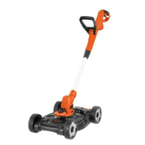 BLACK+DECKER 3-in-1 String Trimmer/Edger & Lawn Mower, 6.5-Amp, 12-Inch, Corded, (MTE912)