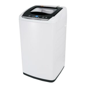 BLACK+DECKER Small Portable Washer 0.9 cu. ft., 5 Cycles, Transparent Lid & LED Display