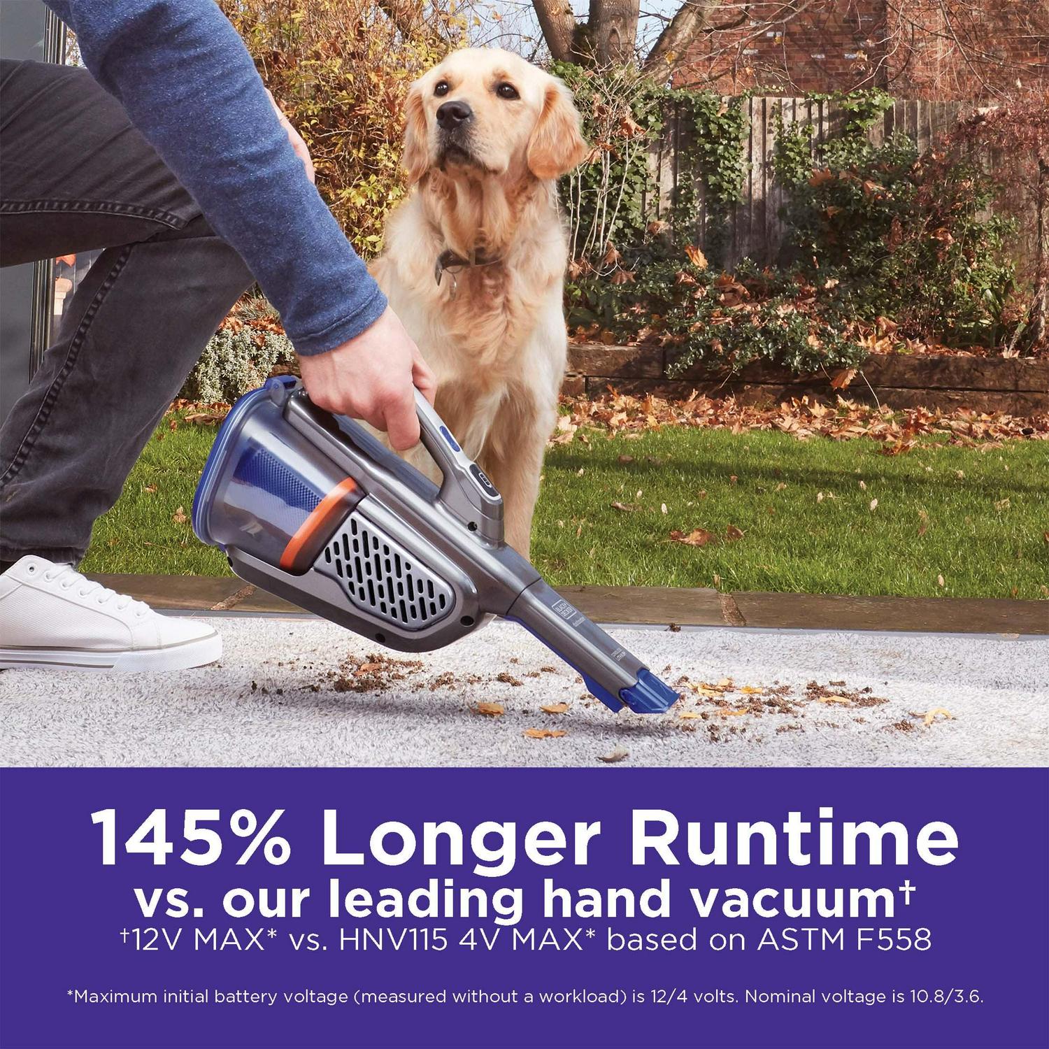 BLACK+DECKER dustbuster furbuster AdvanceClean+ Cordless Pet Handheld Vacuum, HHVK515JP07 - Image 5