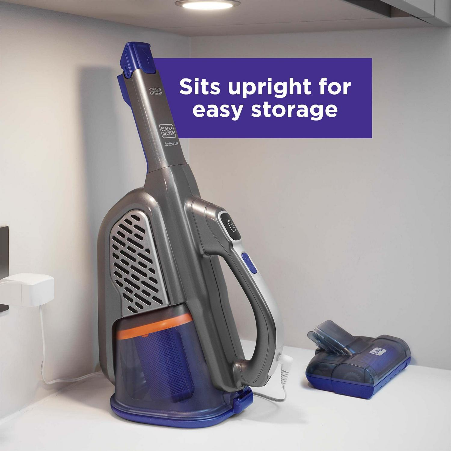 BLACK+DECKER dustbuster furbuster AdvanceClean+ Cordless Pet Handheld Vacuum, HHVK515JP07 - Image 9