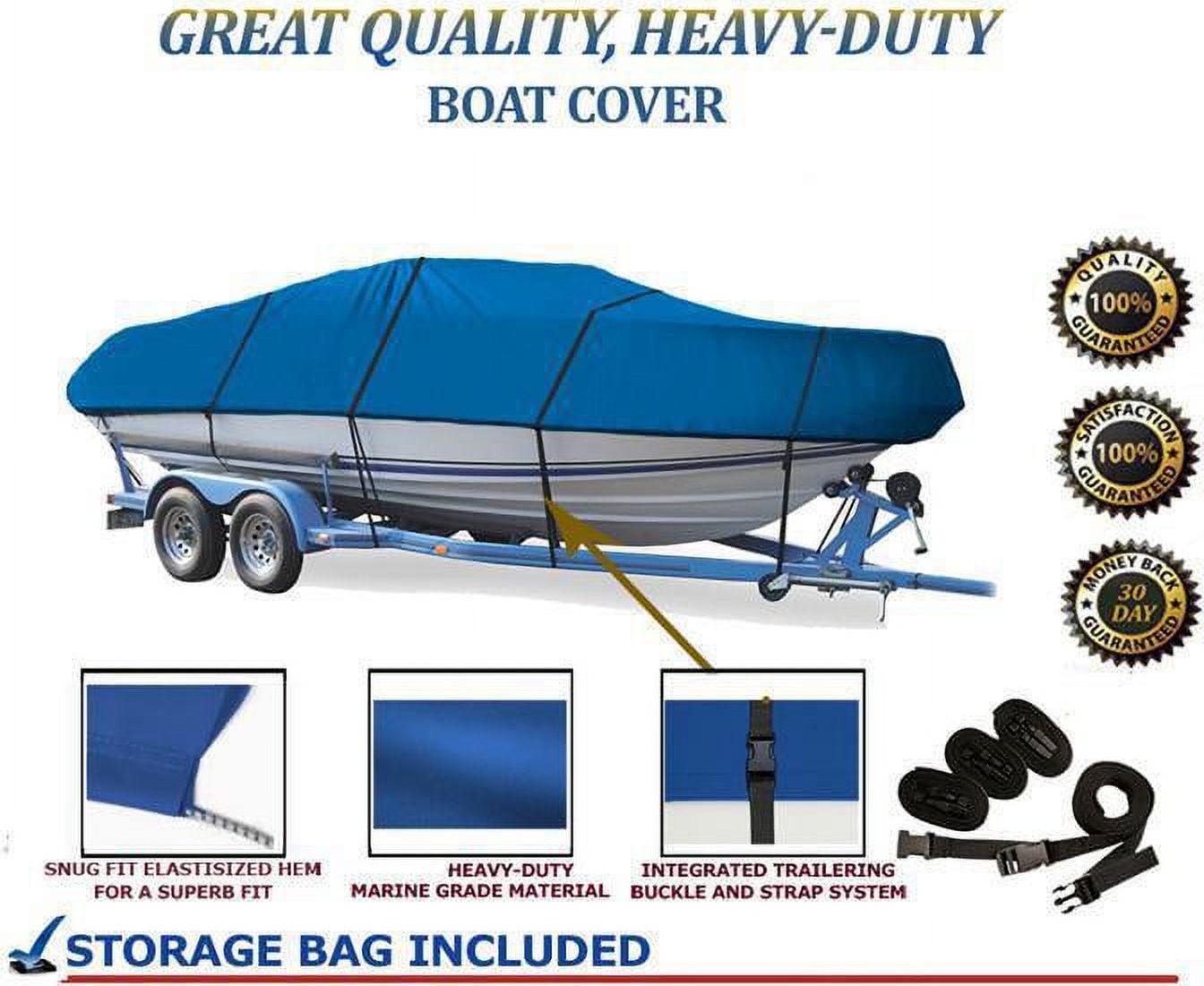 BLUE, GREAT QUALITY BOAT COVER Compatible for RINKER 232 B/R I/O 1994 1995 1996 1997 1998 1999- 2002 - Image 5