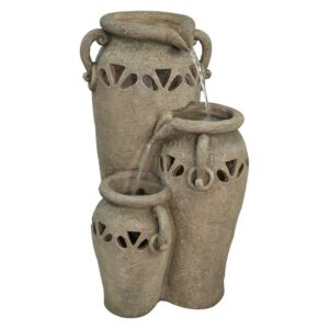 BOND UV Resistant Grand Aria Fountain Polyresin and Resin Multicolor