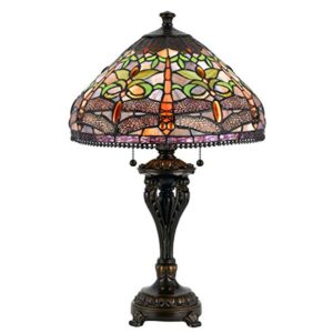 Cal Lighting, 60W X 2 Tiffany Table Lamp