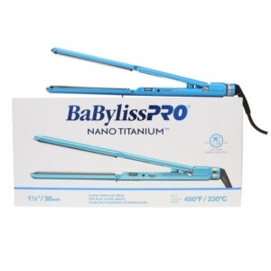 BaBylissPRO Nano Titanium 1 1/2" Ultra-Thin Flat Iron Hair Straightener