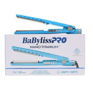 BaBylissPRO Nano Titanium 1 1/4" Ionic Flat Iron Hair Straightener
