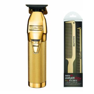 BaByliss PRO FX787G Skeleton Cordless Trimmer GOLD! With Bonus Metal Comb Set