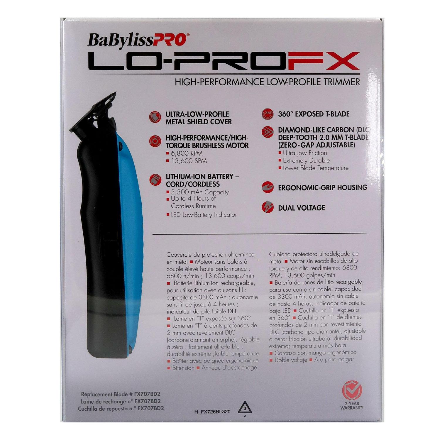 BaByliss Pro Influencer Limited Edition LO-PROFX, Blue - Image 4