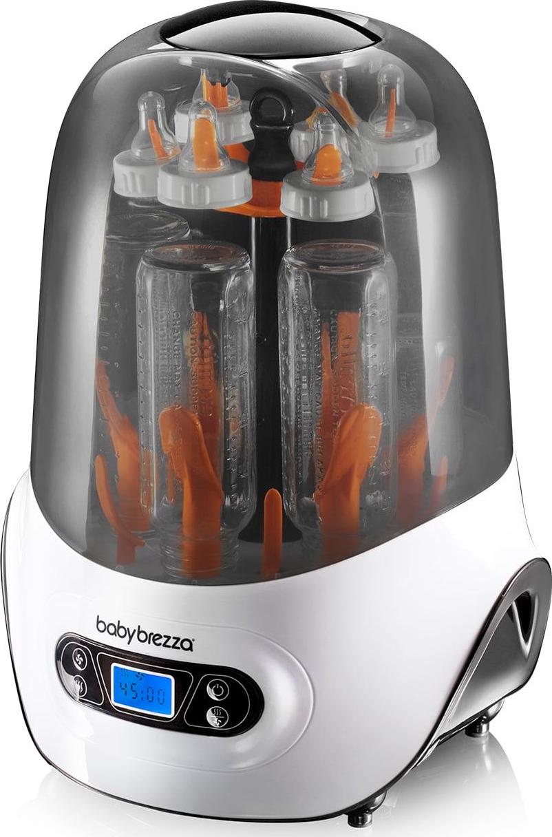 Baby Brezza Baby Bottle Sterilizer and Dryer Machine Electric Steam Sterilization - Pacifiers, Glass, Plastic, and Newborn Feeding Bottles - Image 2