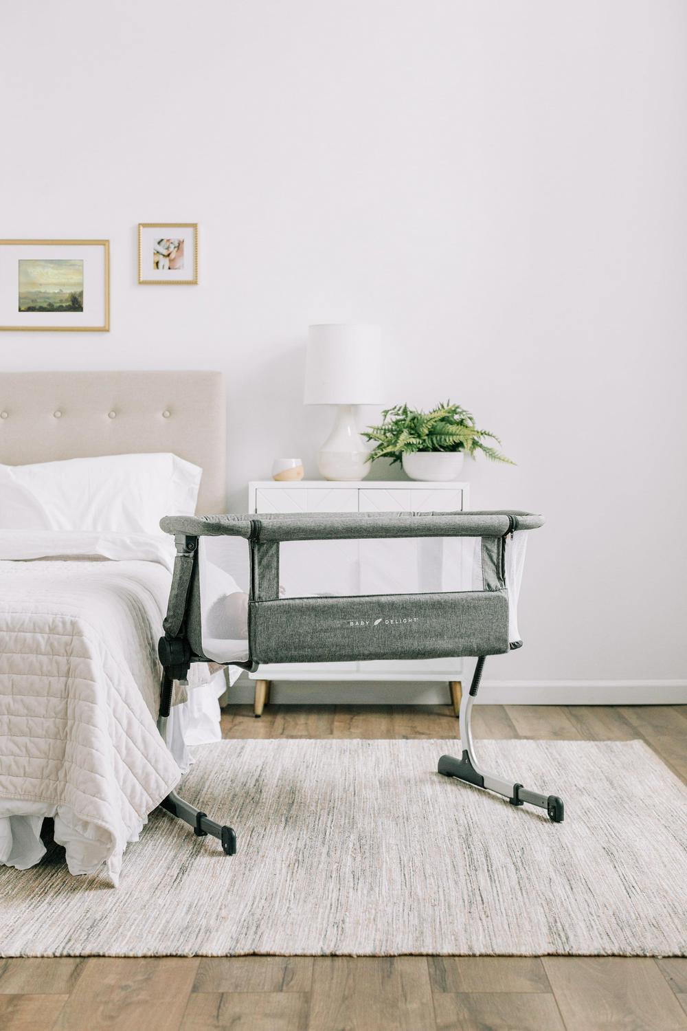 Baby Delight Beside Me Dreamer Bassinet & Bedside Sleeper, Charcoal Tweed, Ages 0-5 Months (Unisex) - Image 8