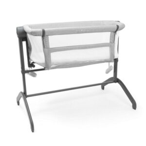 Baby Delight Beside Me Wink Infant Bassinet/Bedside Sleeper, Ages 0-5 Months, JPMA Certified, Pebble Grey