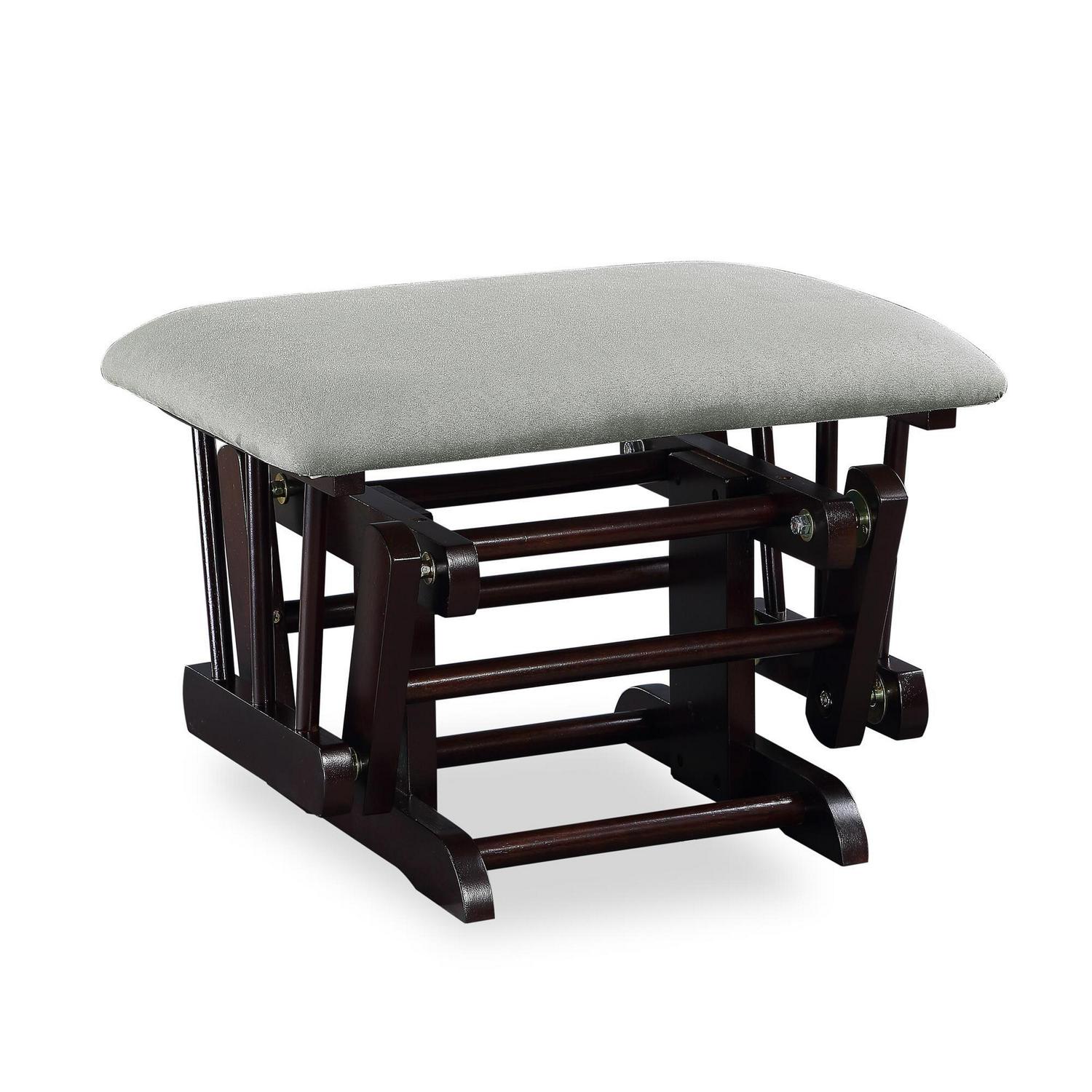 Baby Relax Huntington Glider Rocker, Gray and Espresso - Image 11