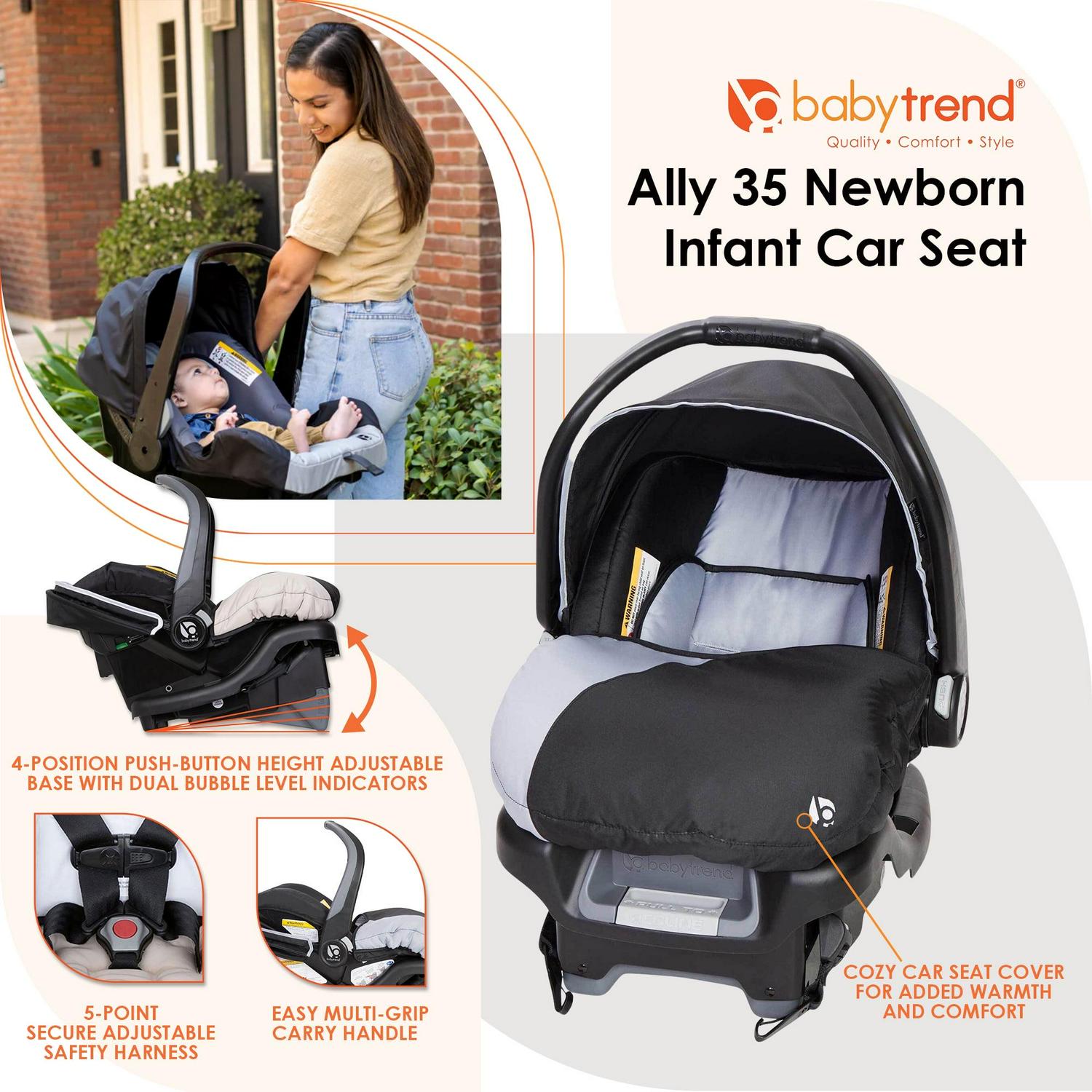 Baby Trend Ally 35 Infant Car Seat - Image 9