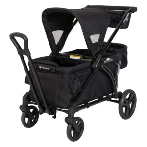 Baby Trend Expedition 2-in-1 Stroller Wagon Plus, Ultra Black