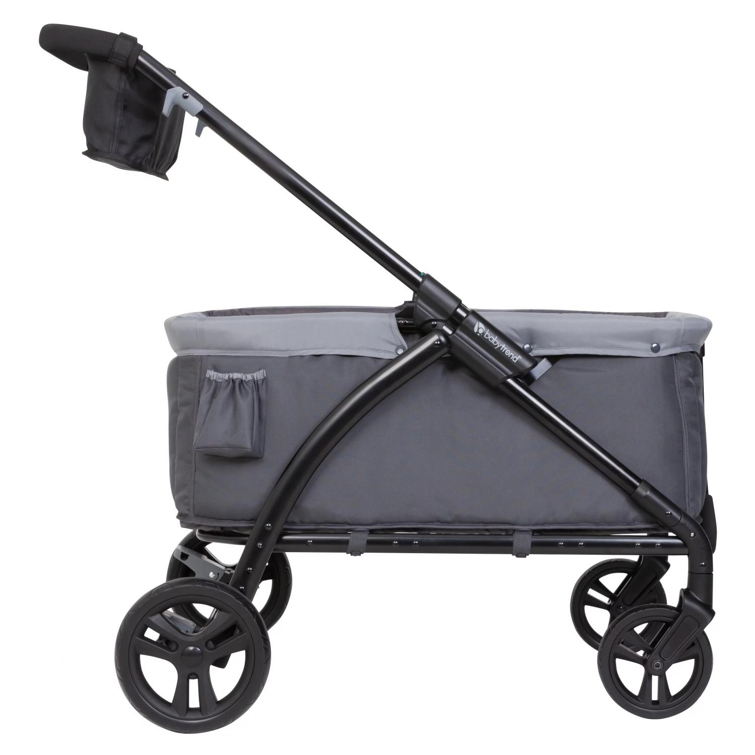 Baby Trend Tour LTE 2-in-1 Stroller Wagon - Desert Grey - Image 7