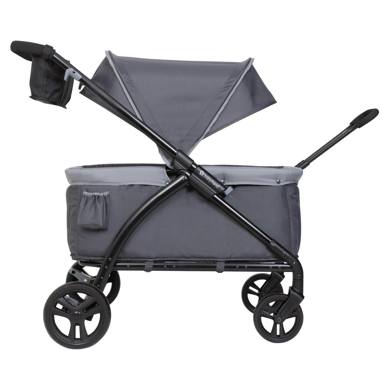 Baby Trend Tour LTE 2-in-1 Stroller Wagon - Desert Grey - Image 6