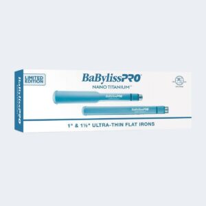 BabylissPRO Nano Titanium Duo Ultra-Thin Flat Iron PrePack - BNT4072TUC & BNT4073TUC