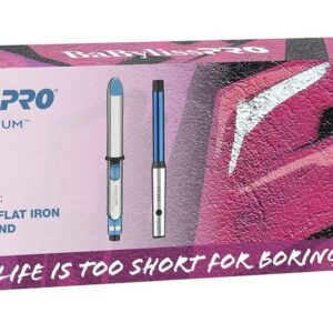 BabylissPro 1 1/4" Prima3000 Flat Iron & 1" Curling Wand Gift Box