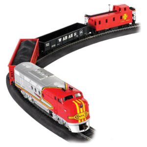 Bachmann Trains Santa Fe Flyer HO Scale Ready-to-Run Electric Train Set | 647-BT