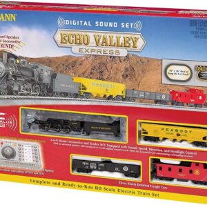 Bachmann Trains HO Scale EcValley Express - Ready To Run with Sound Electric Powered Model Train Set