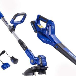 WILD BADGER POWER 20V Cordless String Trimmer/Edger Sweeper Combo 12"Weed Eater Leaf Blower