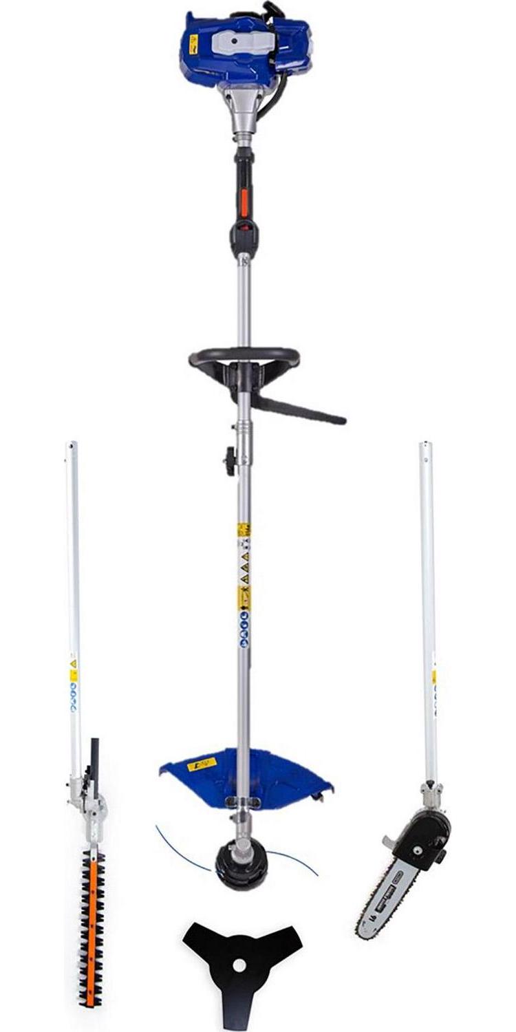 WILD BADGER POWER 26cc Multi -Tool Gas String Trimmer 4 in 1 Garden Tool Combo with hedge pole saw