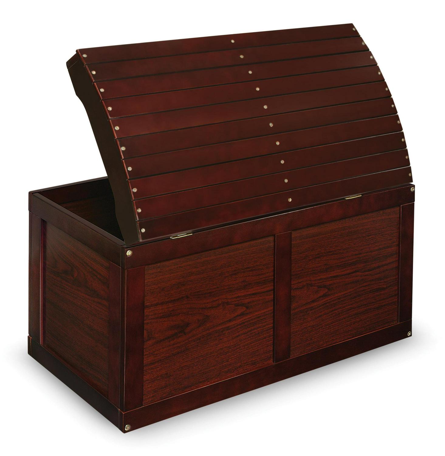 Badger Basket Kid's Hardwood Barrel Top Toy Chest 3.9 Cu ft. Capacity - Cherry - Image 7