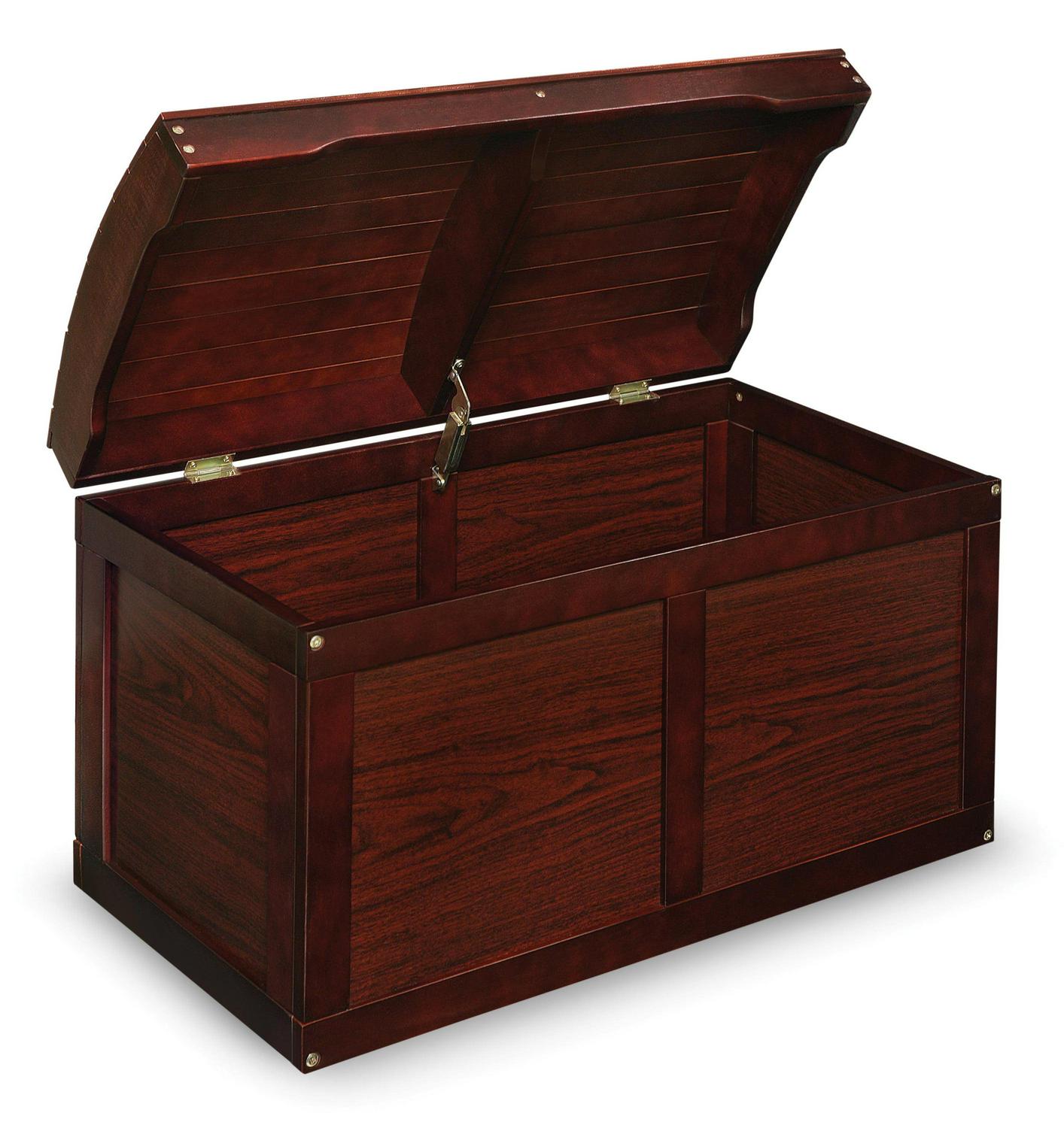 Badger Basket Kid's Hardwood Barrel Top Toy Chest 3.9 Cu ft. Capacity - Cherry - Image 6