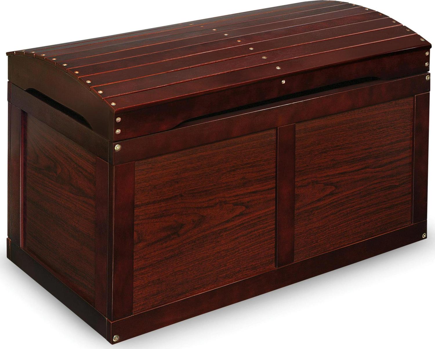 Badger Basket Kid's Hardwood Barrel Top Toy Chest 3.9 Cu ft. Capacity - Cherry