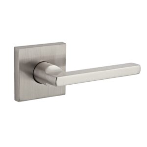 Baldwin Fd.Squ.Csr Square Non-Turning Two-Sided Through-Door Dummy Door Lever Set - Nickel