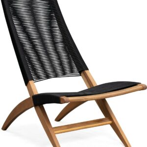 Balkene Home Lounge Chair Acacia Wood Mid Century Modern Living Room, Bedroom, Lawn, Indoor, Outdoor