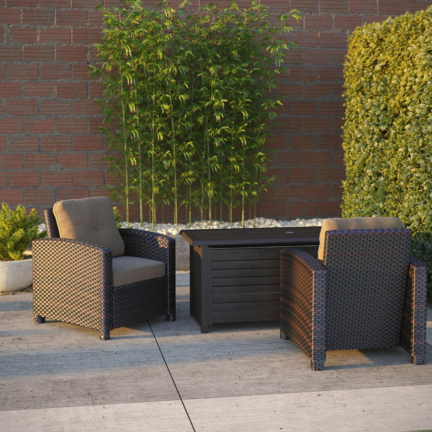 Balkene HomeMiles Club Chair In Mocha Wicker - Image 6