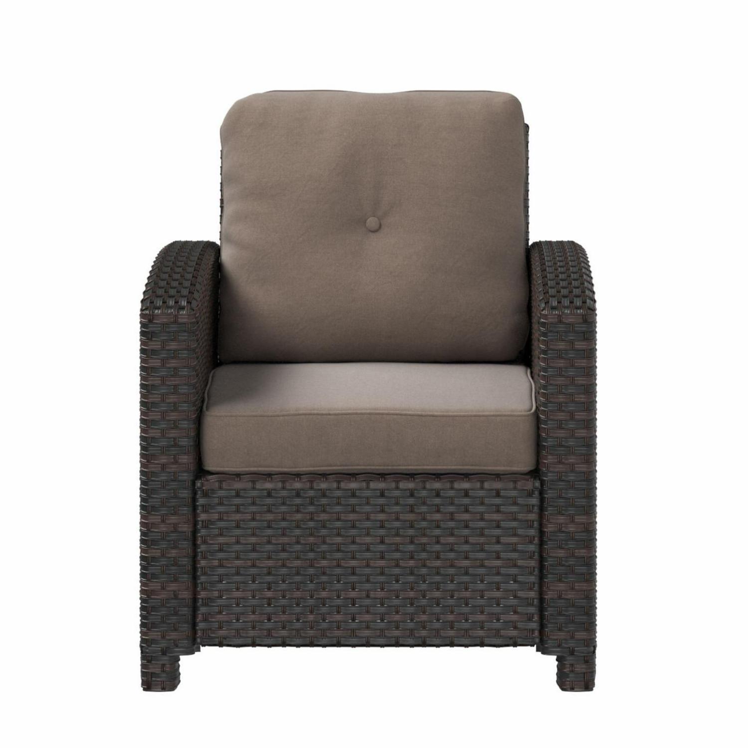 Balkene HomeMiles Club Chair In Mocha Wicker - Image 2